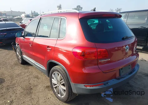2015 Volkswagen Tiguan Se from USA, damaged, VIN WVGAV7AX5FW020143